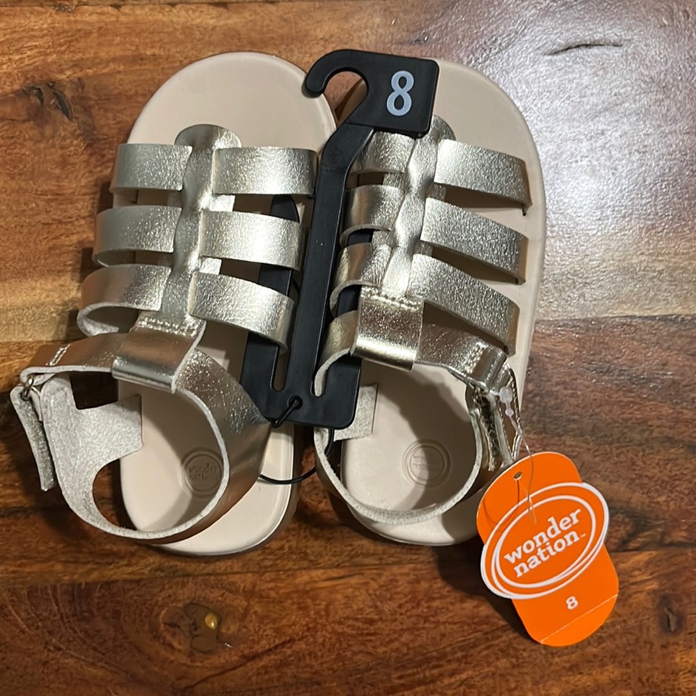 Gold sandals